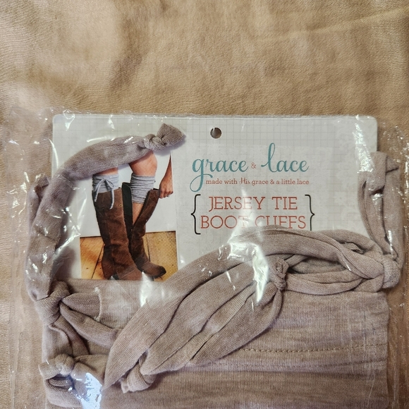 Grace and Lace Jersey tie boot cuffs NWT‎ - Picture 4 of 5